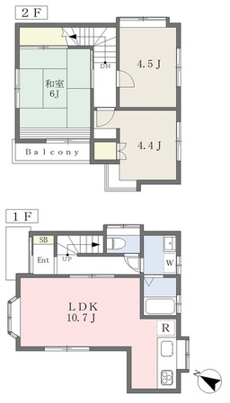 大林貸家の物件間取画像